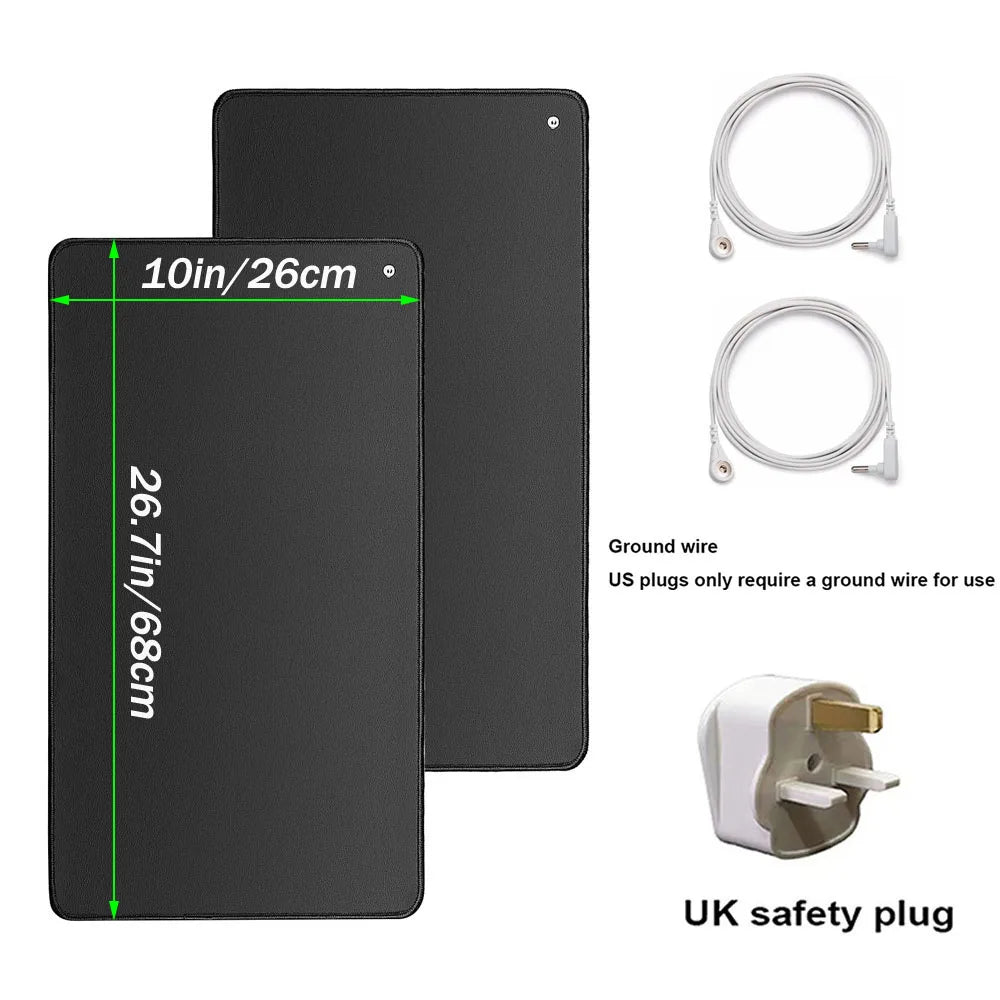 2 Pack Premium Grounding Mat (10x26.7 Inch)
