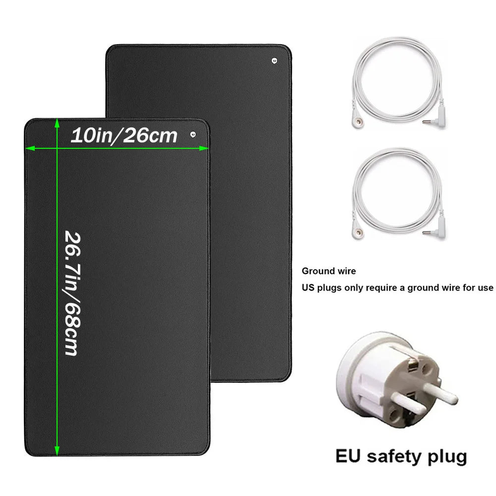 2 Pack Premium Grounding Mat (10x26.7 Inch)